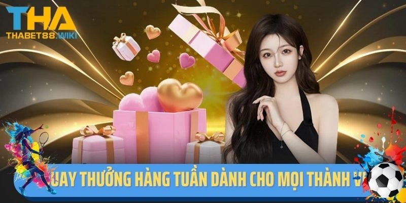 Quay thưởng hàng tuần dành cho mọi thành viên